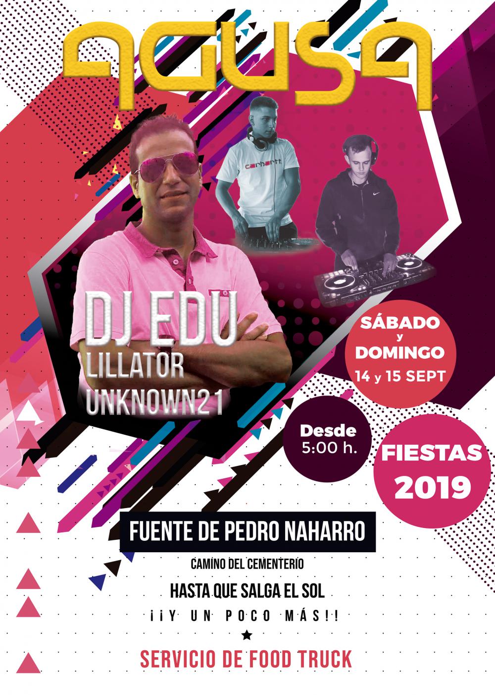 Cartel Festival Fuente de Pedro Naharro 2019